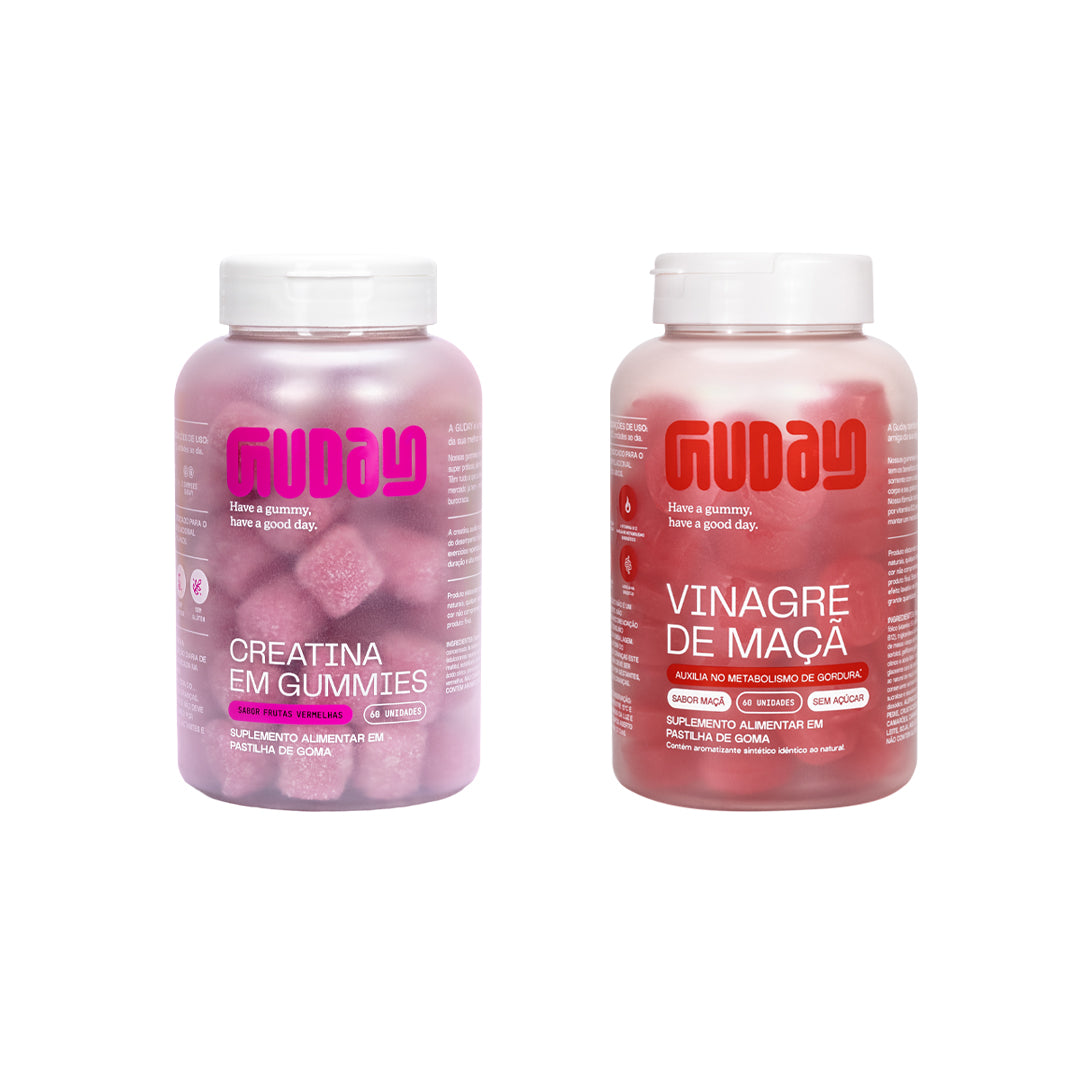 Creatina Frutas + Vinagre de Maçã